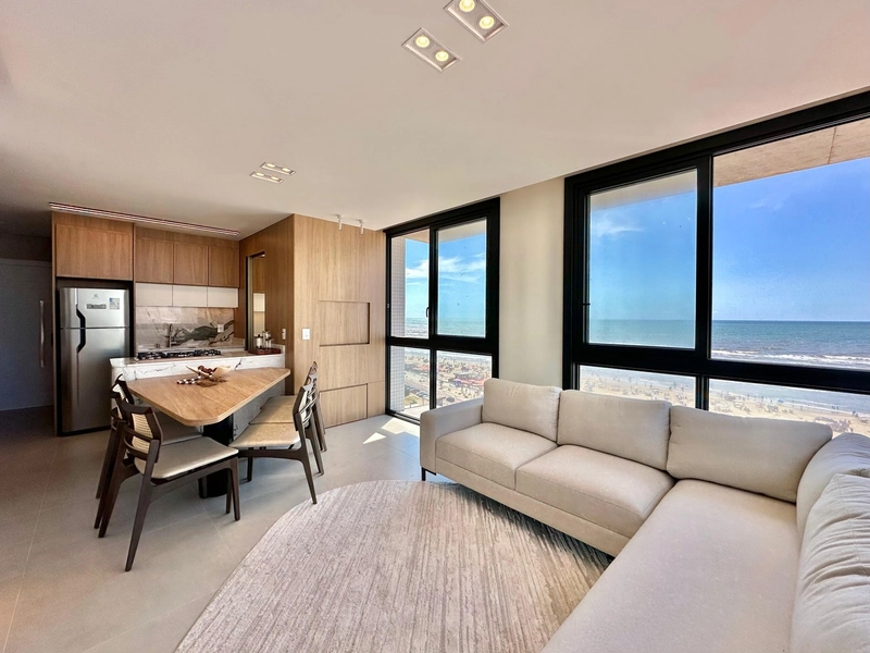 Apartamento novo, COM VISTA ETERNA PARA O MAR, pertinho da praia!: 3ª foto da galeria de imagens do imóvel