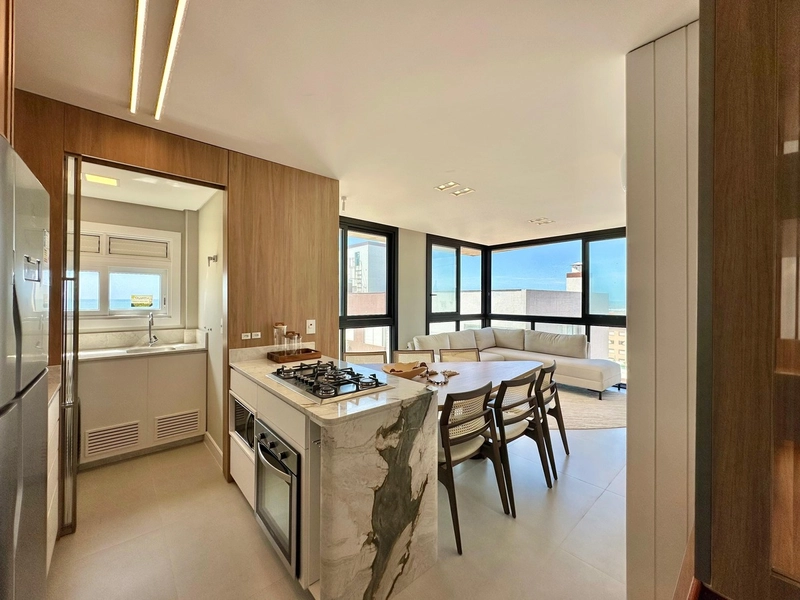 Apartamento novo, COM VISTA ETERNA PARA O MAR, pertinho da praia!: 8ª foto da galeria de imagens do imóvel