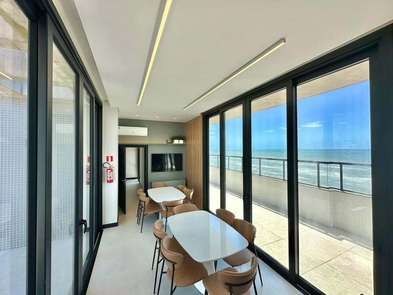 Apartamento novo, COM VISTA ETERNA PARA O MAR, pertinho da praia!: 25ª foto da galeria de imagens do imóvel
