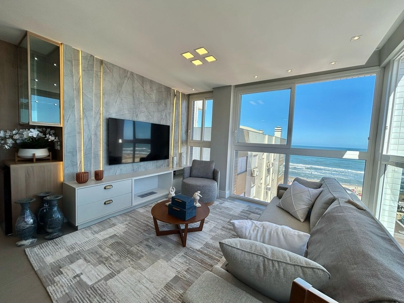 Apartamento decorado, com vista para o mar, na Zona Nova!: 7ª foto da galeria de imagens do imóvel