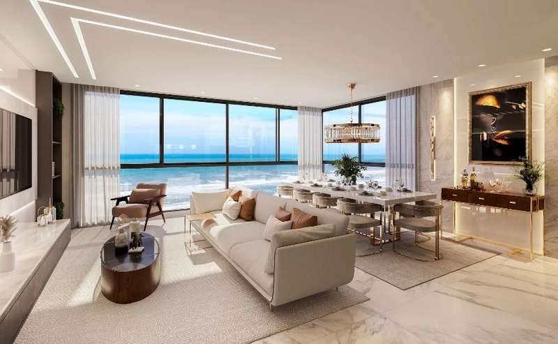 Apartamento à beira mar, 3 suítes, EM CONSTRUÇÃO!: 11ª foto da galeria de imagens do imóvel