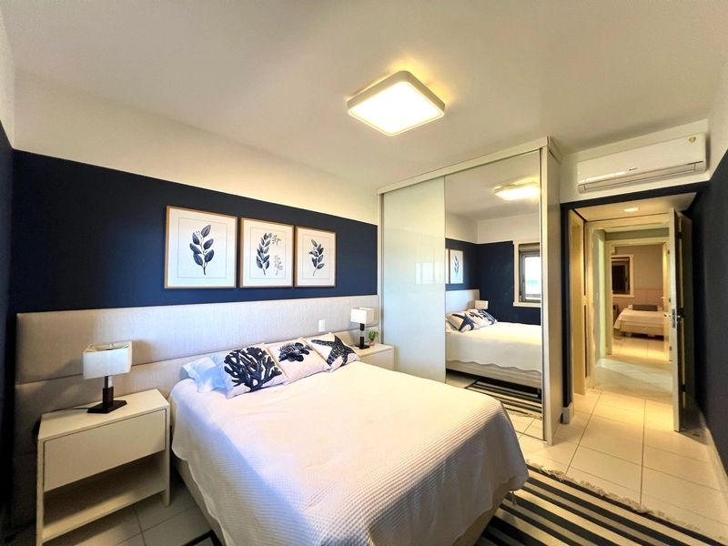 Apartamento à beira mar, 2 dormitórios com sacada de frente para o mar: 14ª foto da galeria de imagens do imóvel