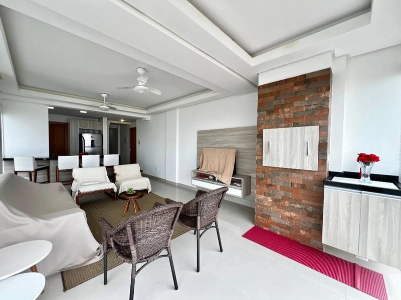 Apartamento 3 dormitórios, mobiliado, à beira mar, com lazer completo: 4ª foto da galeria de imagens do imóvel