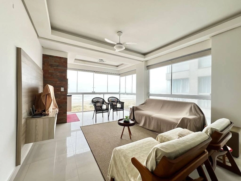 Apartamento 3 dormitórios, mobiliado, à beira mar, com lazer completo: 6ª foto da galeria de imagens do imóvel