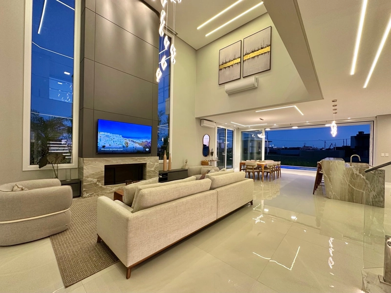 Residencia 4 suítes, decorada, com piscina, beira lago, no AMARE!: 6ª foto da galeria de imagens do imóvel