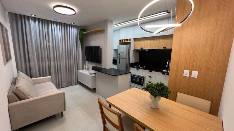 Apartamento 1 dormitório, mobiliado, com lazer completo, em Capão!