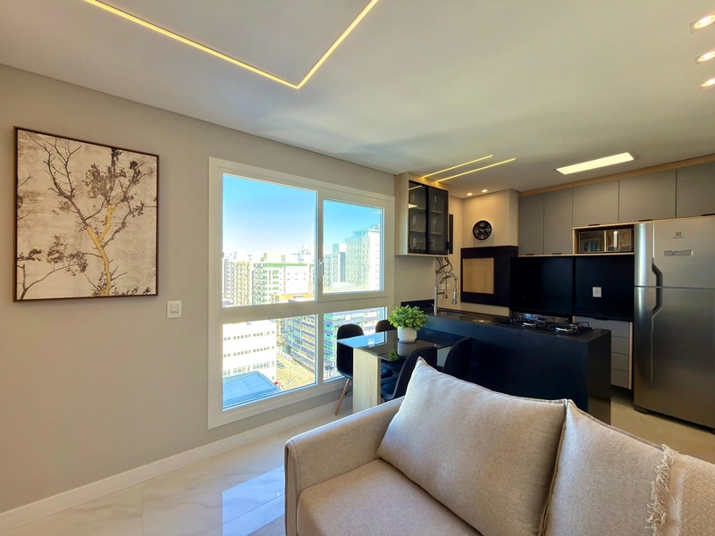 Apartamento decorado, 1 dormitório, com box, no Centro de Capão!: 2ª foto da galeria de imagens do imóvel