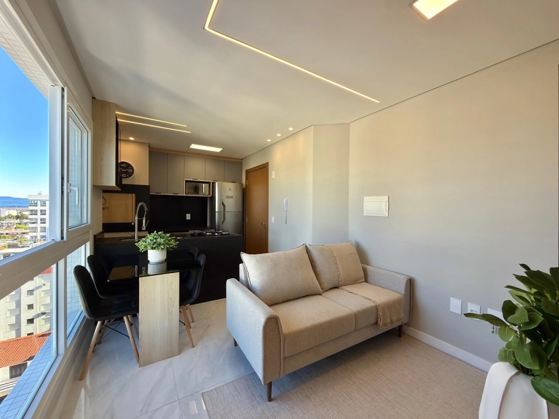 Apartamento decorado, 1 dormitório, com box, no Centro de Capão!: 3ª foto da galeria de imagens do imóvel