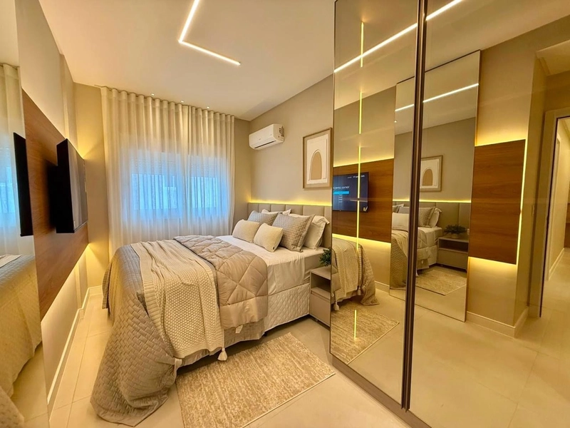 Apartamento decorado, 2 dormitórios, de frente, na Zona nova, em Capão: 13ª foto da galeria de imagens do imóvel