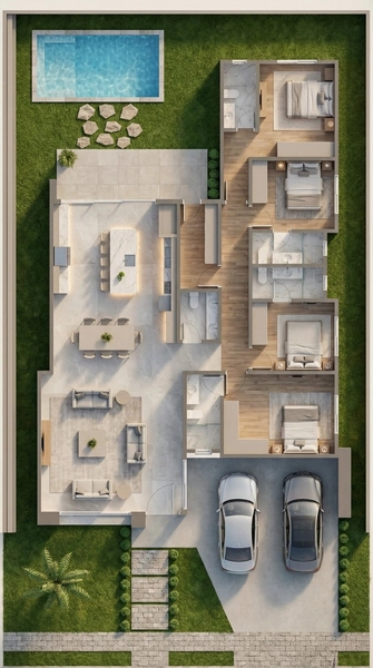 Residência 4 suítes - em construção - no Condomínio DUBAI: 6ª foto da galeria de imagens do imóvel