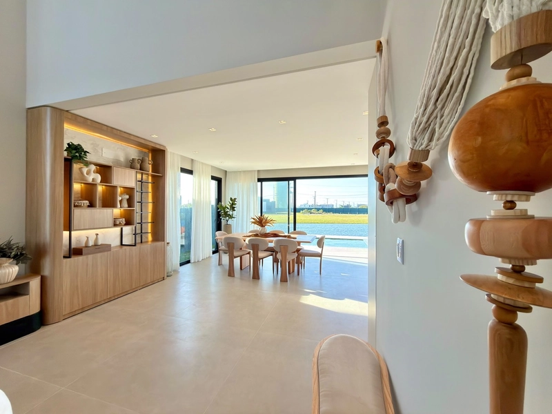 Residência nova, beira lago, com piscina, no Condomínio ZEN!: 6ª foto da galeria de imagens do imóvel