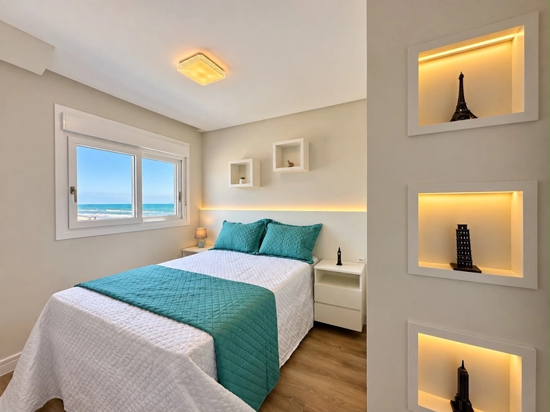 Apartamento 2 dormitórios,  novo, decorado, perto da praia, em Capão!: 20ª foto da galeria de imagens do imóvel