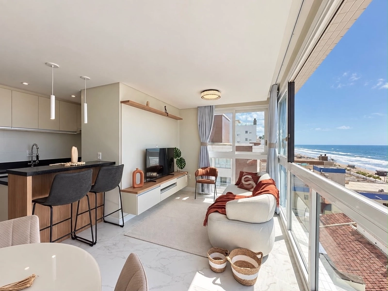 Apartamento 2 dormitórios,  novo, decorado, perto da praia, em Capão!: 2ª foto da galeria de imagens do imóvel
