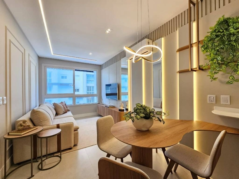 Apartamento de frente, novo, 2 dormitórios, decorado, em Capão!: 1ª foto da galeria de imagens do imóvel