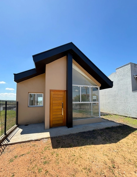 casa em terreno único em campo bom com uma vista linda