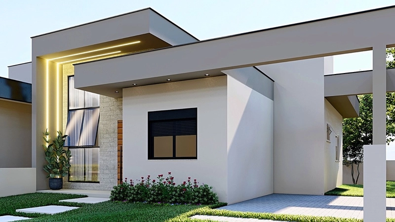 casas na planta em campo bom: 2ª foto da galeria de imagens do imóvel