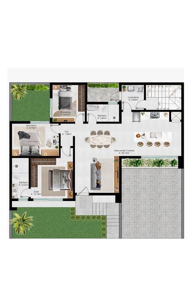 casa alto padrao com 3 dormitórios: 6ª foto da galeria de imagens do imóvel