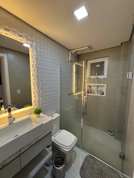 apartamento semi mobiliado com varanda: 7ª foto da galeria de imagens do imóvel