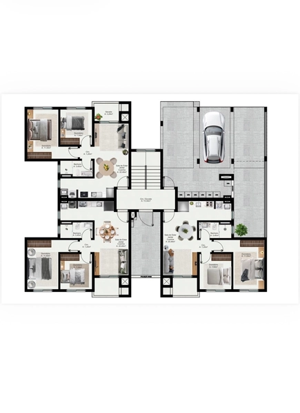 Apartamento na planta centro de campo bom: 7ª foto da galeria de imagens do imóvel