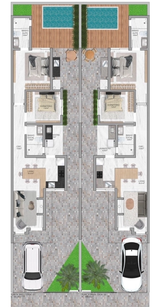 Casa nova em Sapiranga, com 2 dormitórios: 9ª foto da galeria de imagens do imóvel