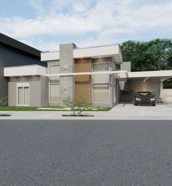 Casa ampla com 3 dormitórios e piscina