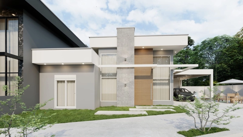 Casa ampla com 3 dormitórios e piscina: 3ª foto da galeria de imagens do imóvel