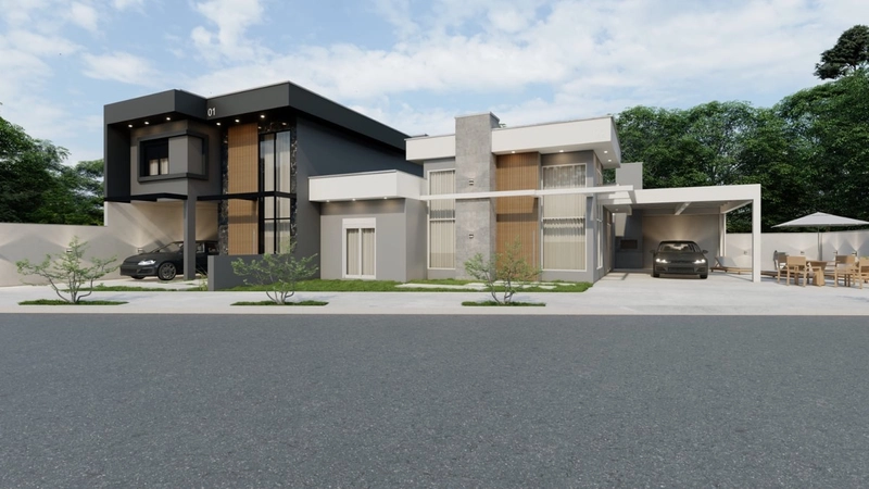 Casa ampla com 3 dormitórios e piscina: 4ª foto da galeria de imagens do imóvel