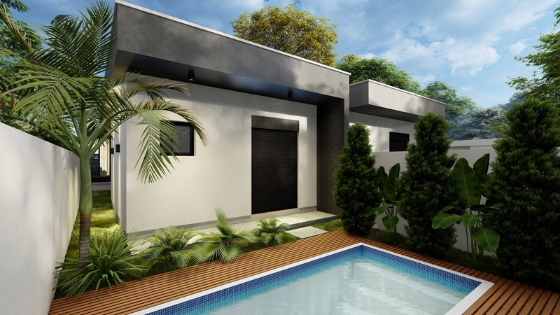 Casa nova com 3 dormitórios: 4ª foto da galeria de imagens do imóvel