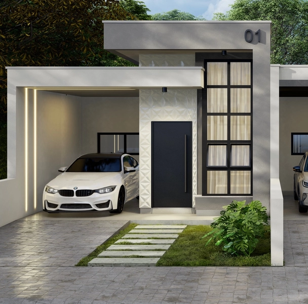 Casa nova com 3 dormitórios