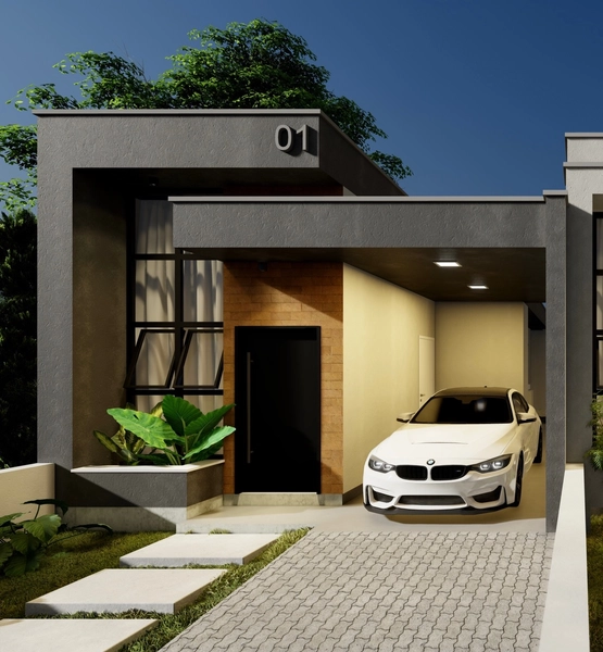 Casas planas com 2 dormitórios em campo bom