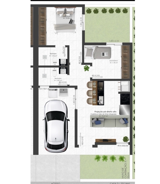 Casa nova em região central: 4ª foto da galeria de imagens do imóvel