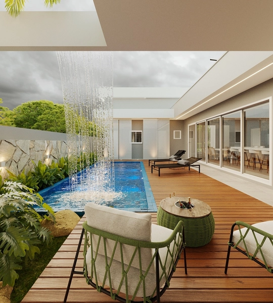 casa nova no condominio monte carlo semi mobiliada: 4ª foto da galeria de imagens do imóvel