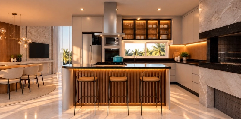 Casa plana de alto padrão, entregue mobiliada: 20ª foto da galeria de imagens do imóvel