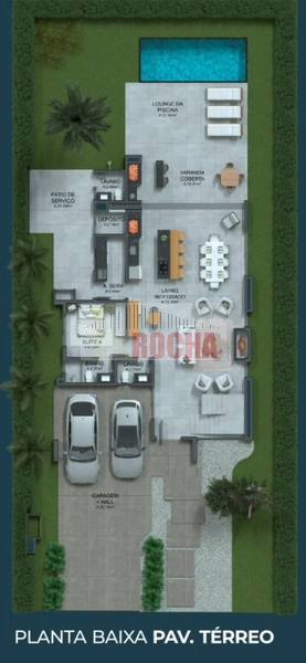 LINDA CASA ALTO PADRÃO COM PISCINA!: 3ª foto da galeria de imagens do imóvel