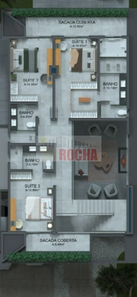 LINDA CASA ALTO PADRÃO COM PISCINA!: 4ª foto da galeria de imagens do imóvel