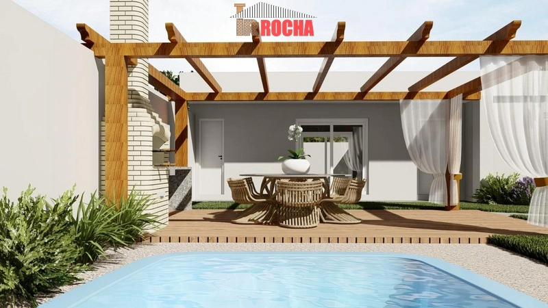 CASA COM PISCINA EM PRAIA DE ARROIO TEIXEIRA!: 4ª foto da galeria de imagens do imóvel