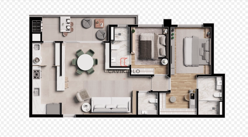 APARTAMENTO 2 SUÍTES 2 VAGAS DE GARAGEM SEMINÁRIO CURITIBA: 34ª foto da galeria de imagens do imóvel