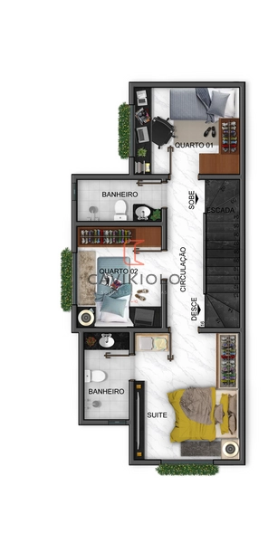 Sobrado 3 quartos (uma suite) a venda no Xaxim: 14ª foto da galeria de imagens do imóvel