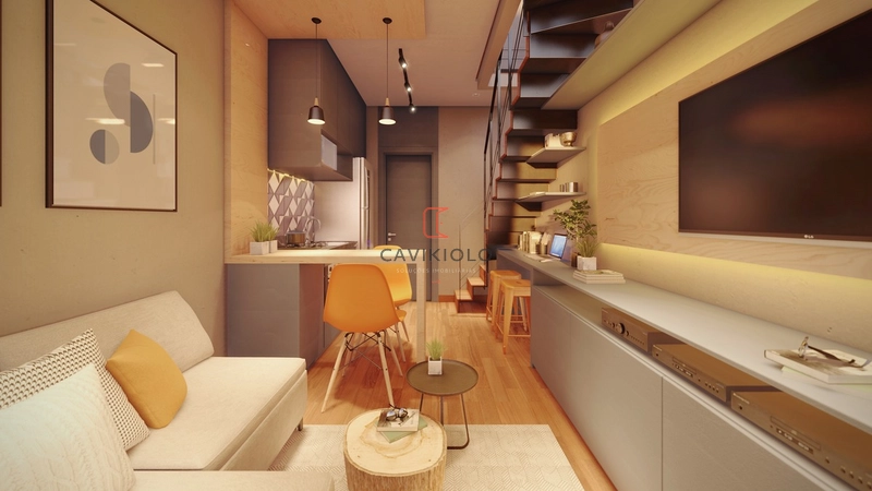 Apartamento Studio Duplex a venda no Portão: 3ª foto da galeria de imagens do imóvel