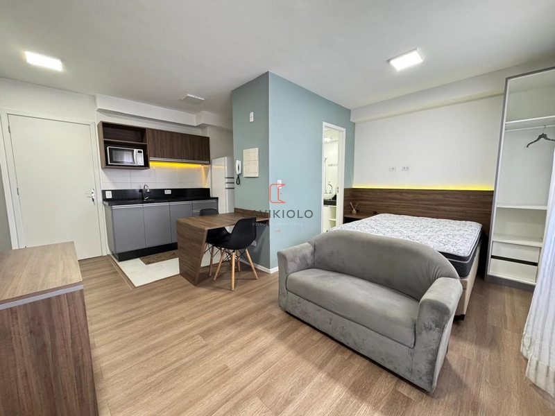Apartamento studio a venda no Capão Raso com vaga de garagem: 4ª foto da galeria de imagens do imóvel