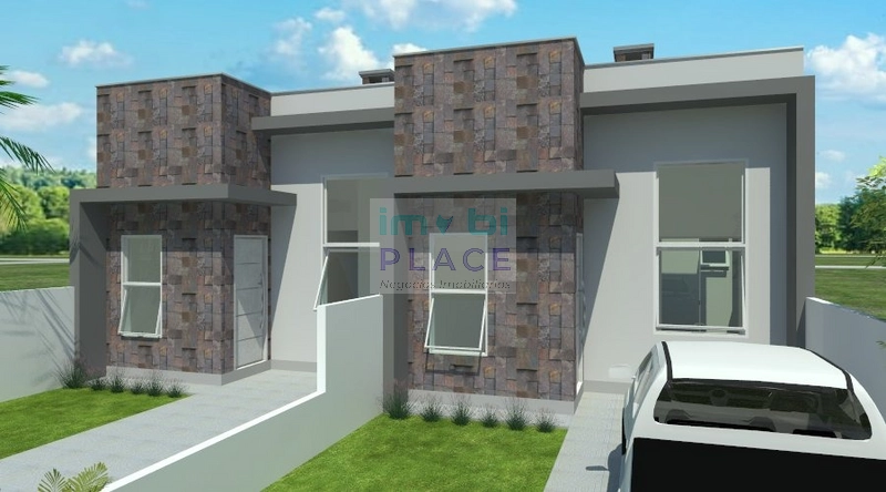 Casas Geminadas com 2 Dormitórios, Suíte e Garagem Descoberta.: 5ª foto da galeria de imagens do imóvel