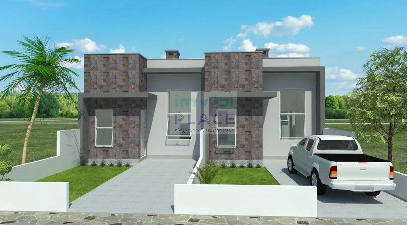 Casas Geminadas com 2 Dormitórios, Suíte e Garagem Descoberta.: 1ª foto da galeria de imagens do imóvel