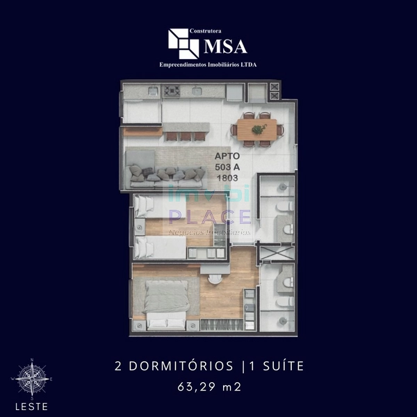 Apartamento em Condomínio Fechado - Edifício Sence 8, Tramandaí: 2ª foto da galeria de imagens do imóvel