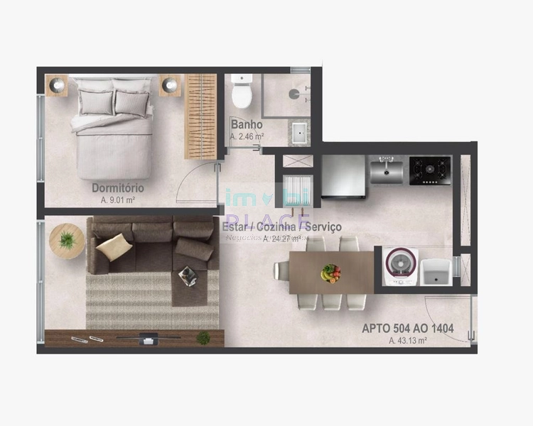 Apartamento no Centro!: 23ª foto da galeria de imagens do imóvel