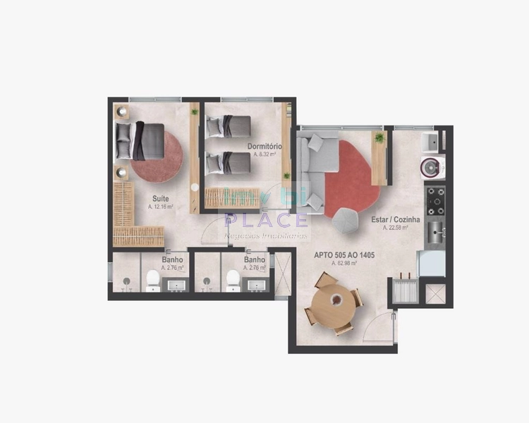 Apartamento no Centro!: 8ª foto da galeria de imagens do imóvel