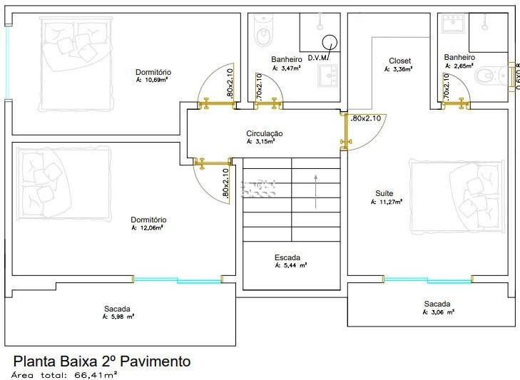 Sobrado novo, em fase de acabamento, próximo de toda infraestrutura: 3ª foto da galeria de imagens do imóvel
