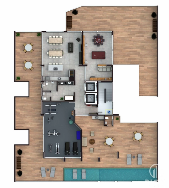 APARTAMENTO 1 DORMITÓRIO COM GARAGEM - CENTRO/VERGUEIRO: 21ª foto da galeria de imagens do imóvel
