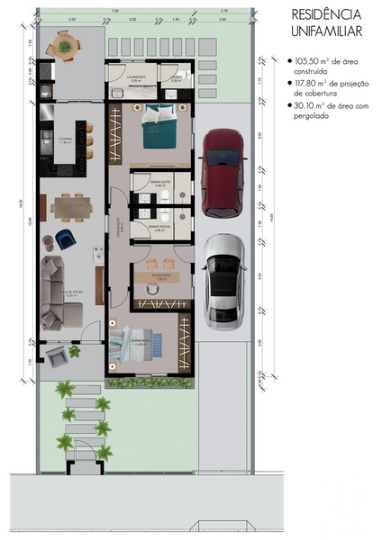 CASA NA PLANTA 3 DORMITÓRIOS COM SUÍTE - ALTOS DA BOA VISTA: 8ª foto da galeria de imagens do imóvel