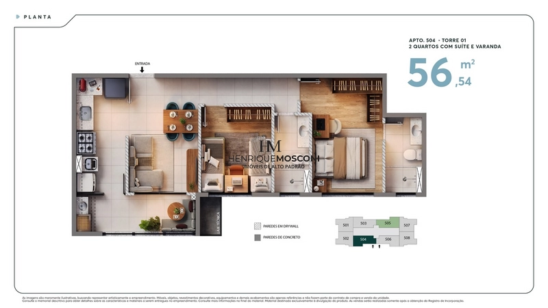 Apartamento à venda Sensia Alameda: 34ª foto da galeria de imagens do imóvel