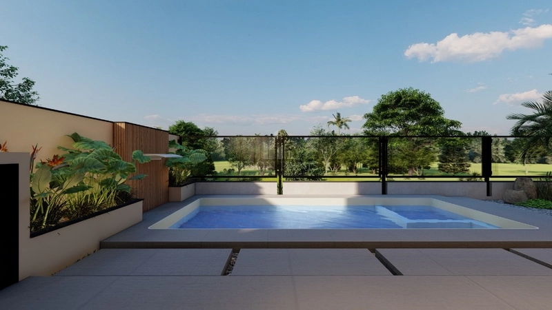 CASA NOVA COM PISCINA: 15ª foto da galeria de imagens do imóvel